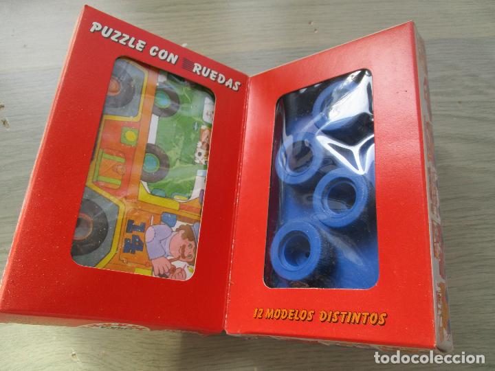 Puzzles: PUZZLE CON RUEDAS- GRUA.- JUEGOS EDUCA- SIN USAR - Foto 2