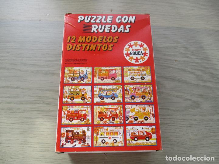 Puzzles: PUZZLE CON RUEDAS- TREN.- JUEGOS EDUCA- SIN USAR - Foto 3