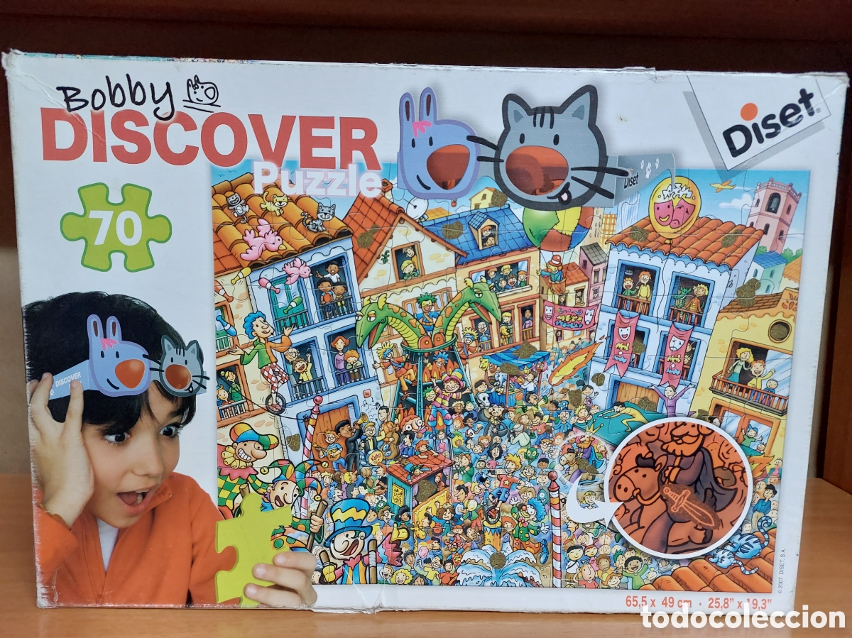 Puzzles: PUZZLE BOBBY DISCOVER # 70 PIEZAS # DISET - Foto 1
