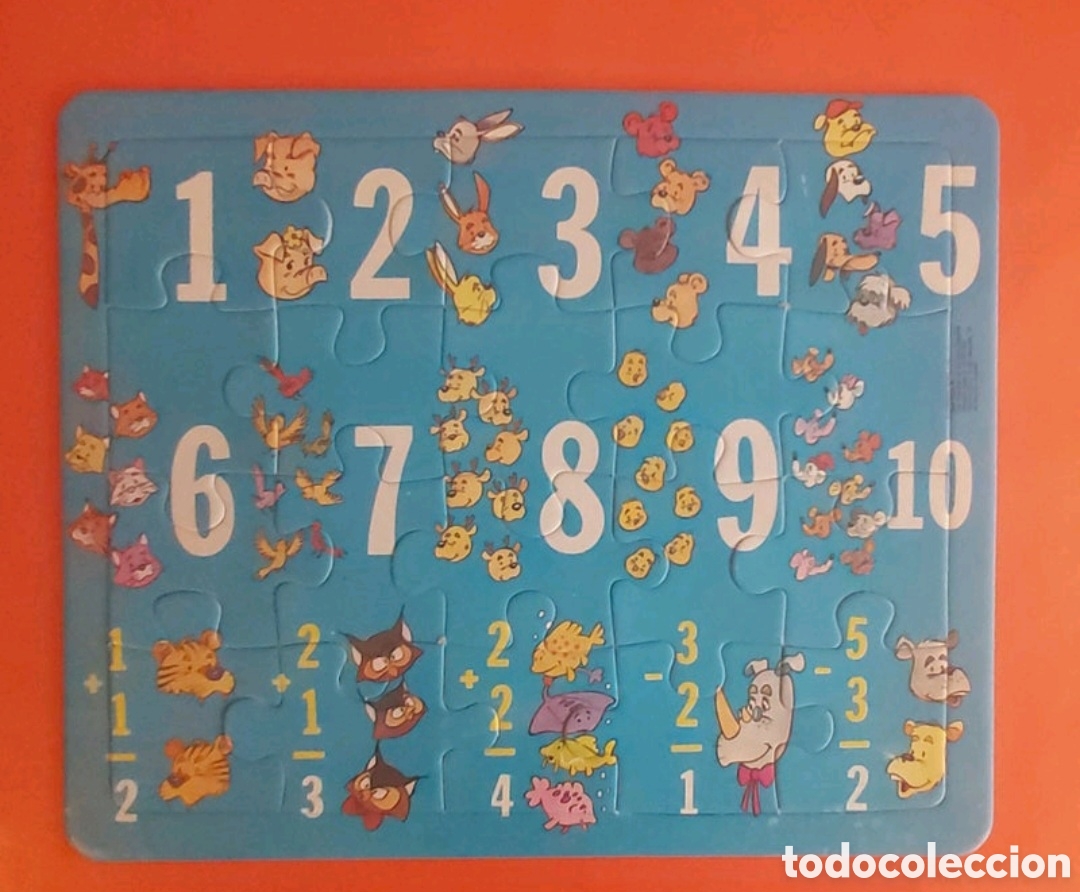 Puzzles: PUZZLE NUMEROS AZUL - Foto 1
