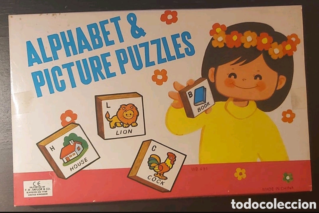 Puzzles: ALFABETO E IMAGENES PUZZLE MADERA - Foto 1