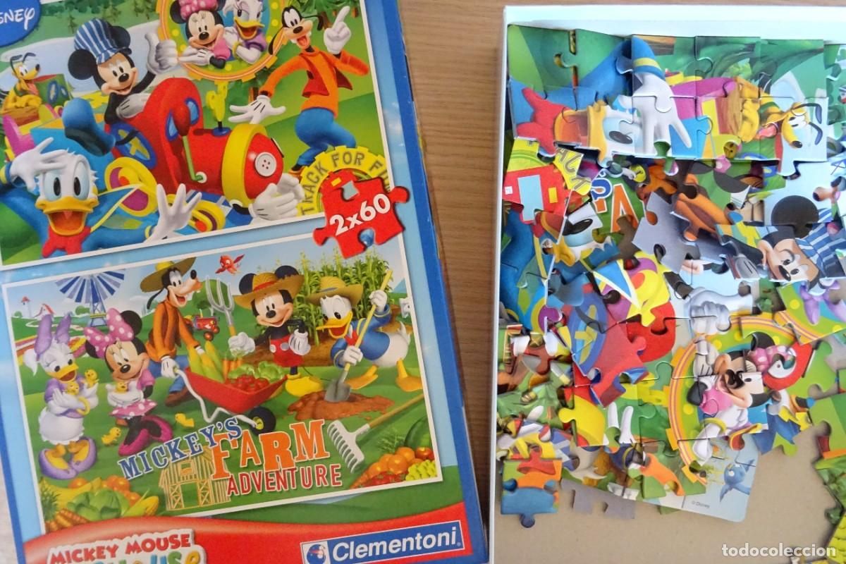 Puzzles: Puzzle Mickey Clementoni 2x60 - Foto 5