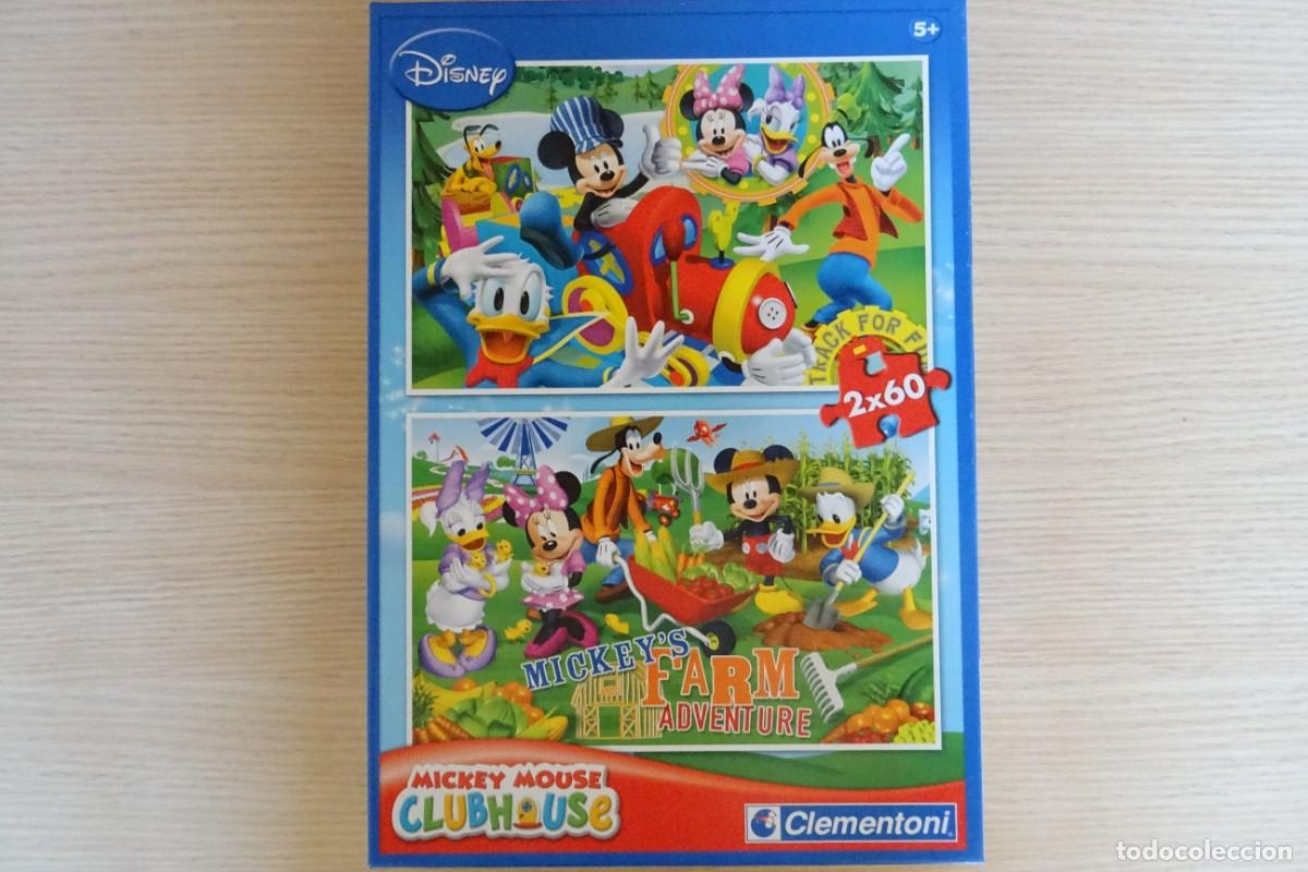 Puzzles: Puzzle Mickey Clementoni 2x60 - Foto 1