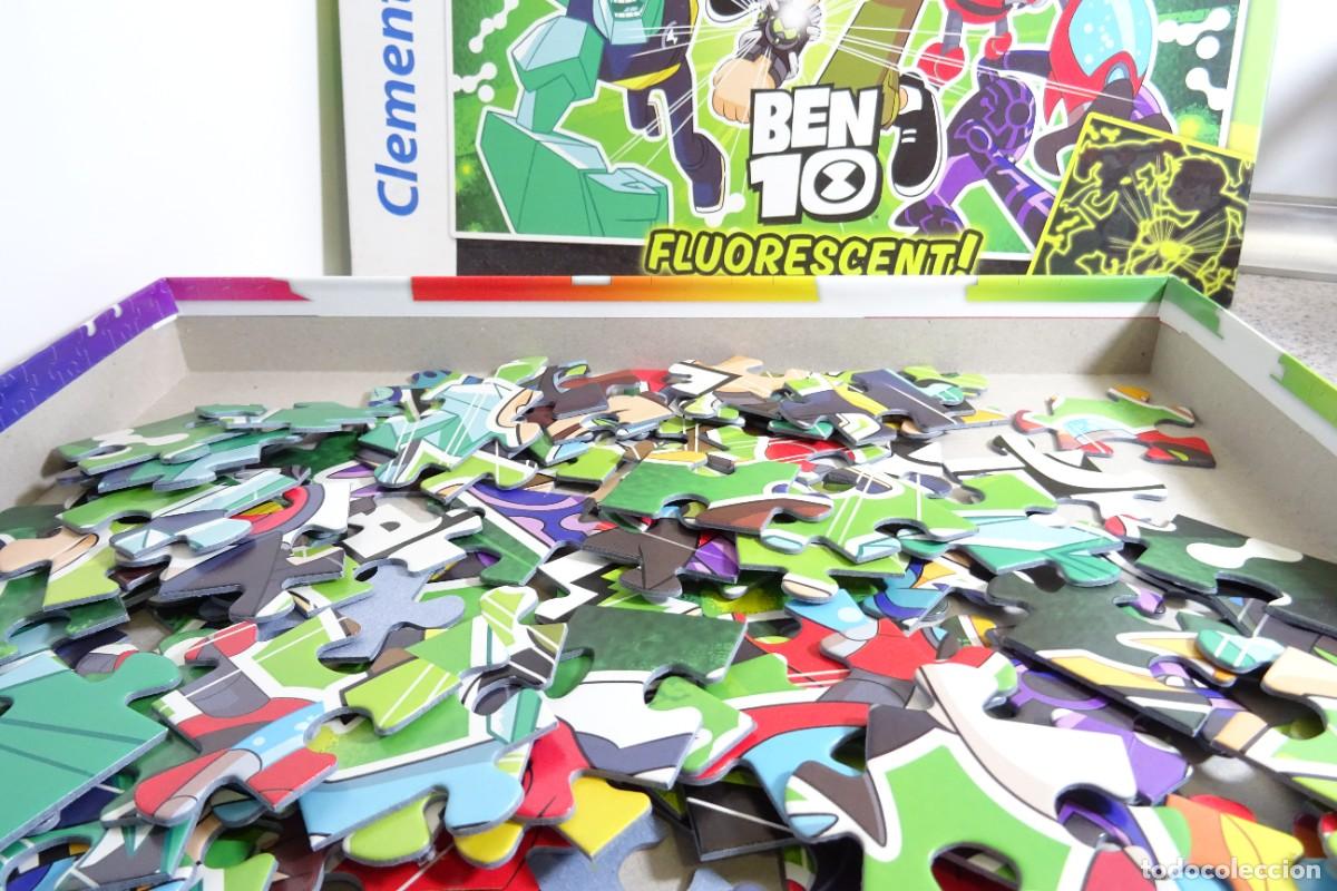 Puzzles: PUZZLE BEN 10 FLUORESCENTE CLEMENTONI 104 PIEZAS - Foto 2