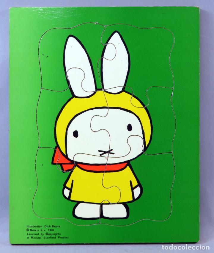 Puzzles: Puzzle madera Miffy Dick Bruna 1970 completo - Foto 1