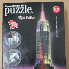Puzzles: PUZZLE MARCA RAVENSBURGER EMPIRE STATE 3D CON LUZ. REFERENCIA 12566 1. CON TODAS LAS PIEZAS.