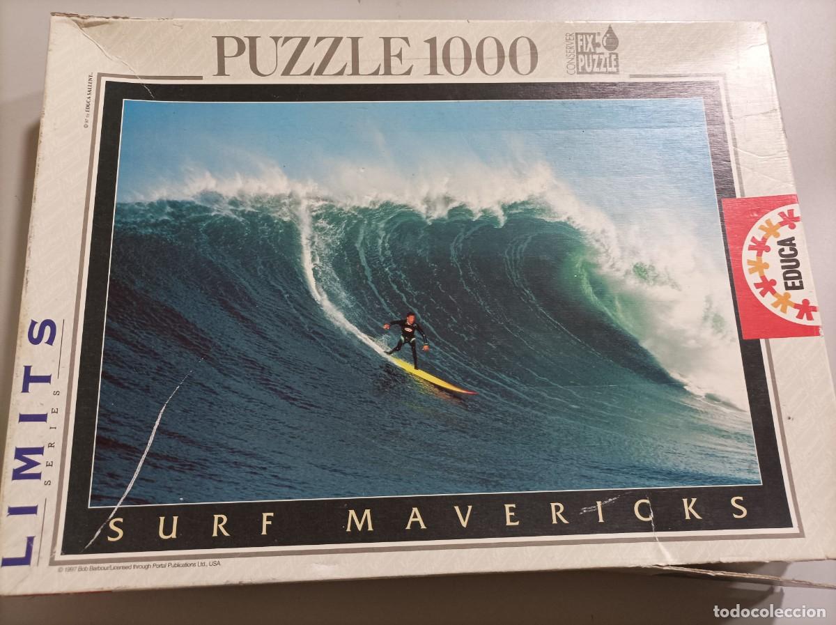 Puzzles: Puzzle de 1000 piezas EDUCA SURF MAVERICKS - Foto 1