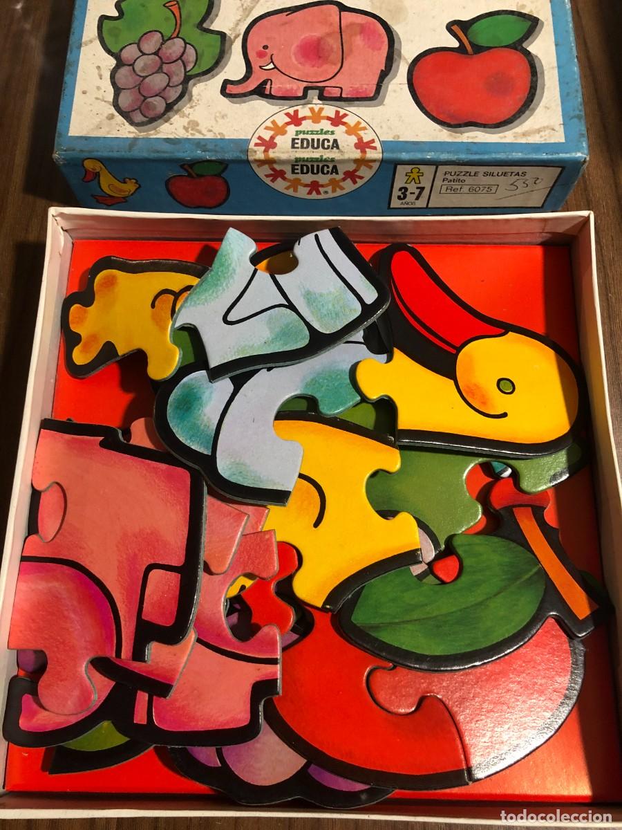 Puzzles: Puzzle antiguo Seis Siluetas Educa a&ntilde;o79 sin usar - Foto 3