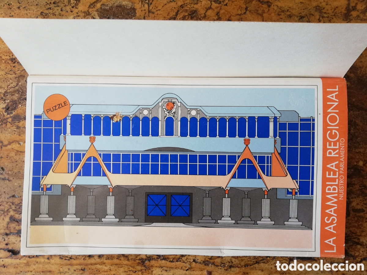 Puzzles: Puzzle edificio Asamblea regional con carpeta - Foto 1