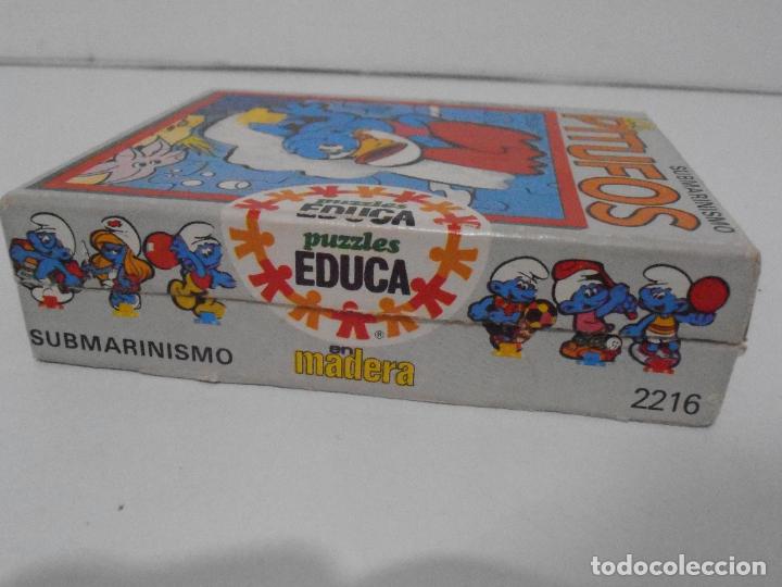 Puzzles: PUZZLE LOS PITUFOS, SUBMARINISMO, REF 2216, EDUCA - Foto 7