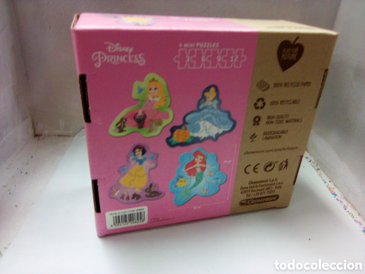 Puzzles: 4 mini puzzles princess - Foto 2