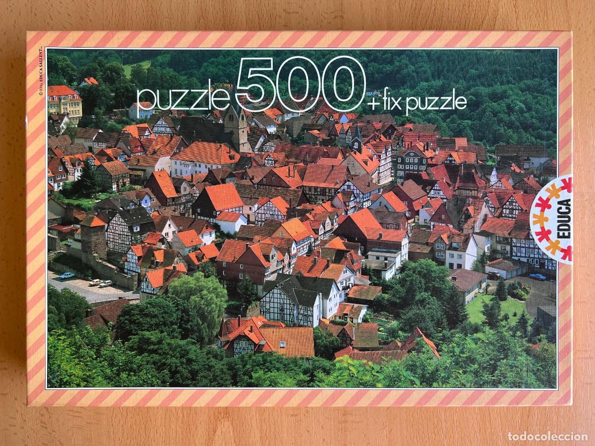 Puzzles: PUZZLE 500 PIEZAS CIUDAD DE SPANGENBERG - EDUCA 48 X 34 CM - Foto 1