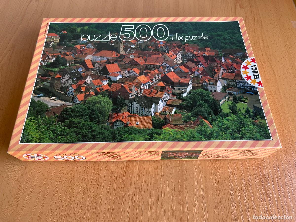 Puzzles: PUZZLE 500 PIEZAS CIUDAD DE SPANGENBERG - EDUCA 48 X 34 CM - Foto 2
