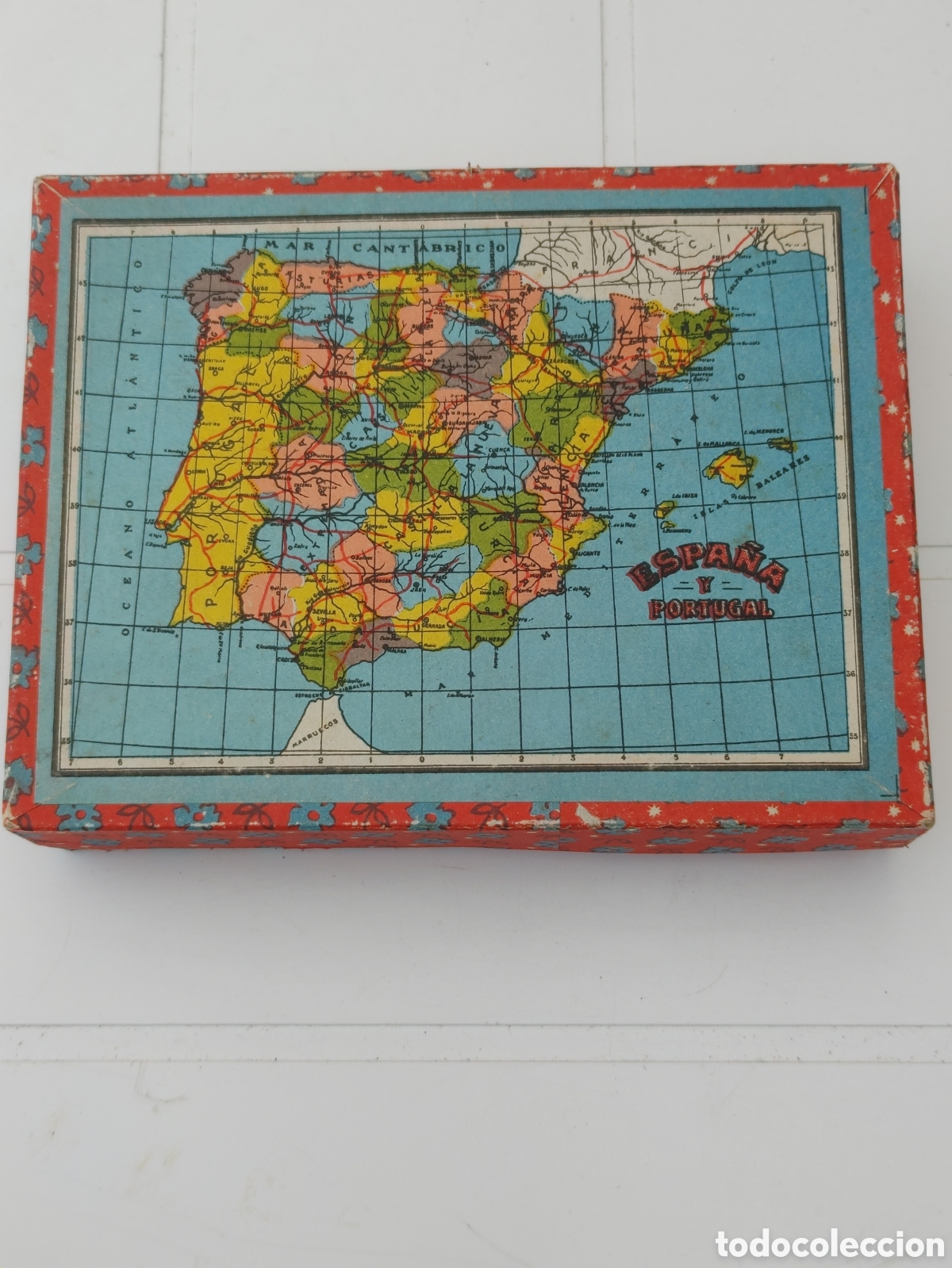 Puzzles: Puzle de carton. Mapa de Espa&ntilde;a. - Foto 1