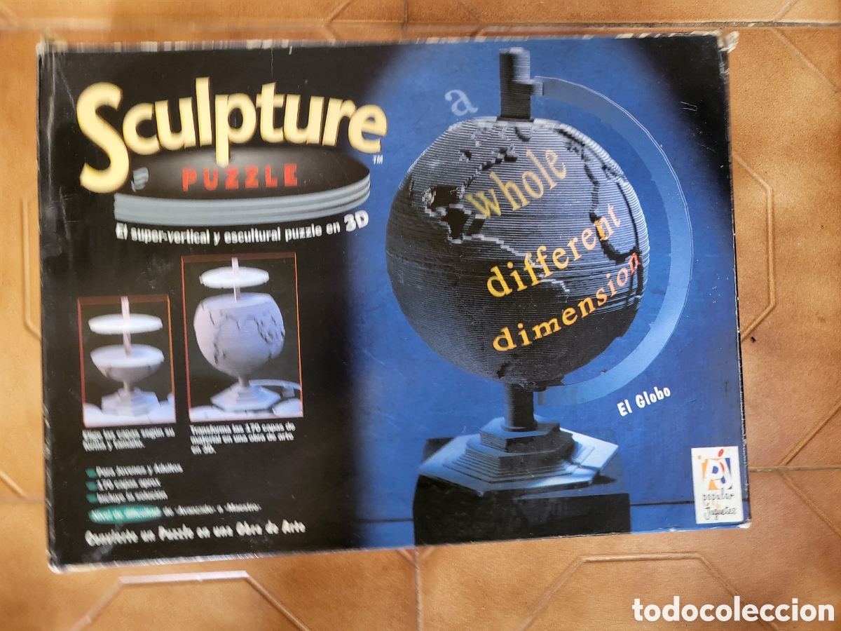 Puzzles: Puzzle 3D SCULPTURE - El globo (ref 04284) de 1995. Completo. - Foto 1