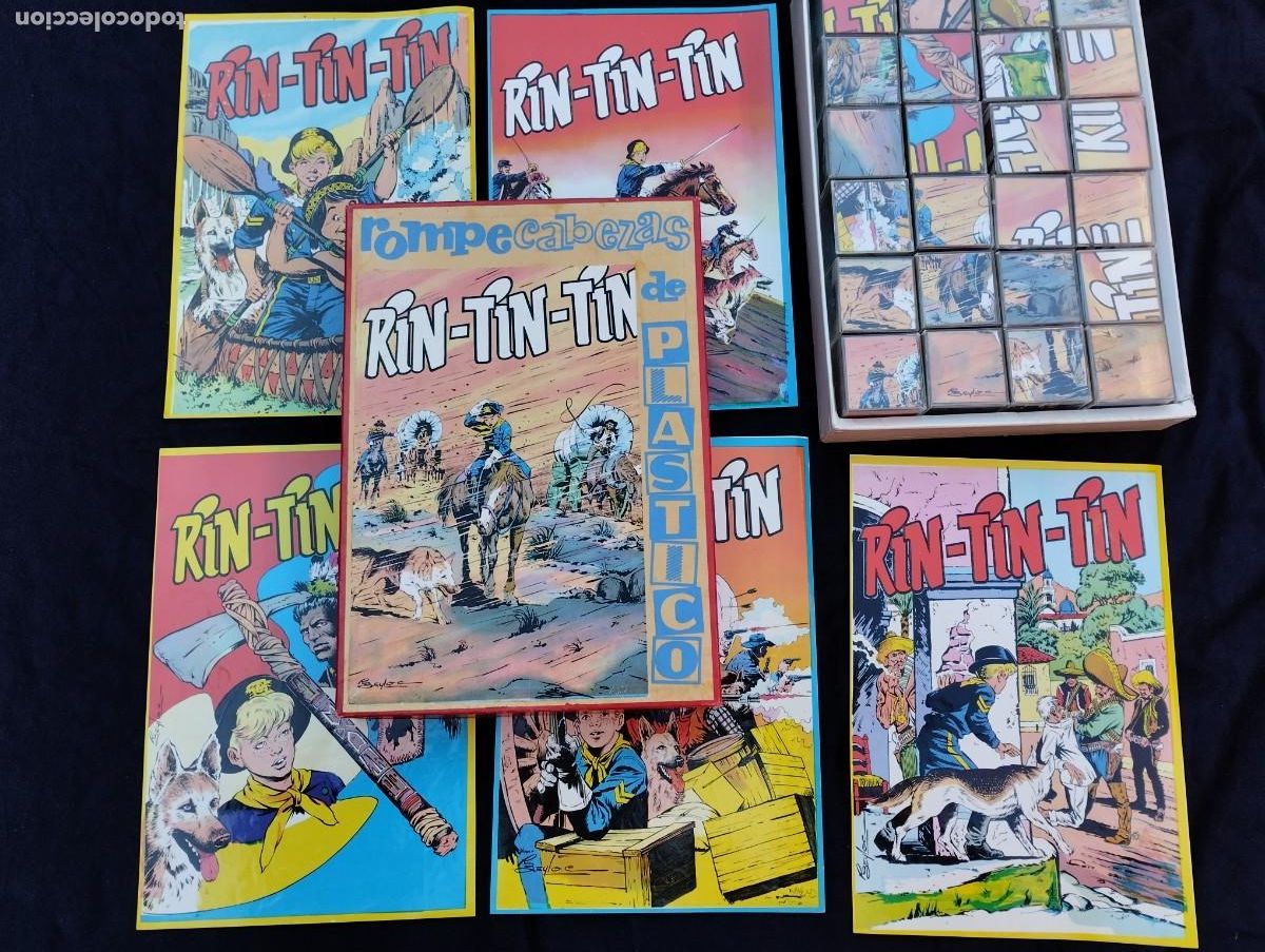 Puzzles: Rompecabezas Rin-Tin-Tin de Cubos de Pl&aacute;stico - Foto 1