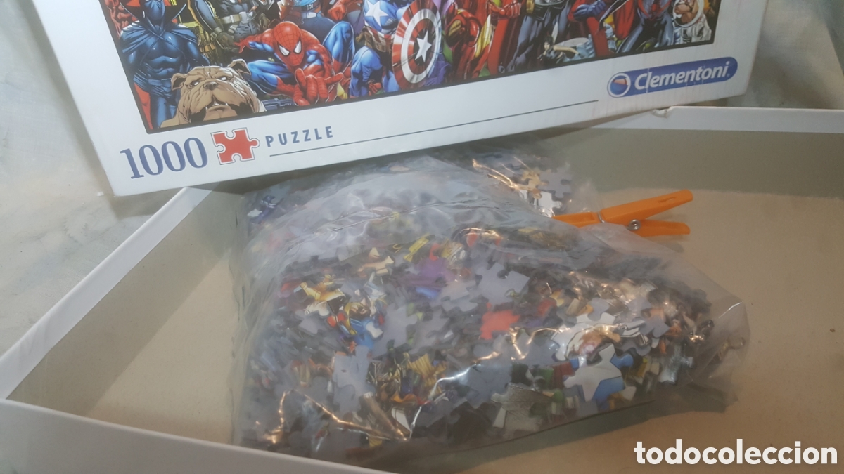 Puzzles: PUZZLE DE 1000 PIEZAS DE MARVEL DE CLEMENTONI - Foto 2