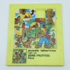 Puzzles: PUZZLE DESLIZANTE GRANDE TARTA DE FRESA FRUTITOS MADE IN SPAINTARTA DE FRESA ROSITA FRESITA