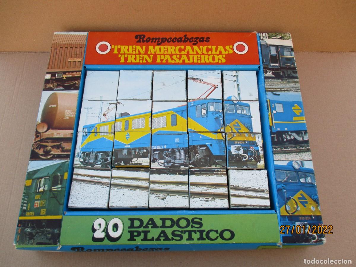 Puzzles: Rompecabezas de trenes papirots a&ntilde;os 70 - Foto 1