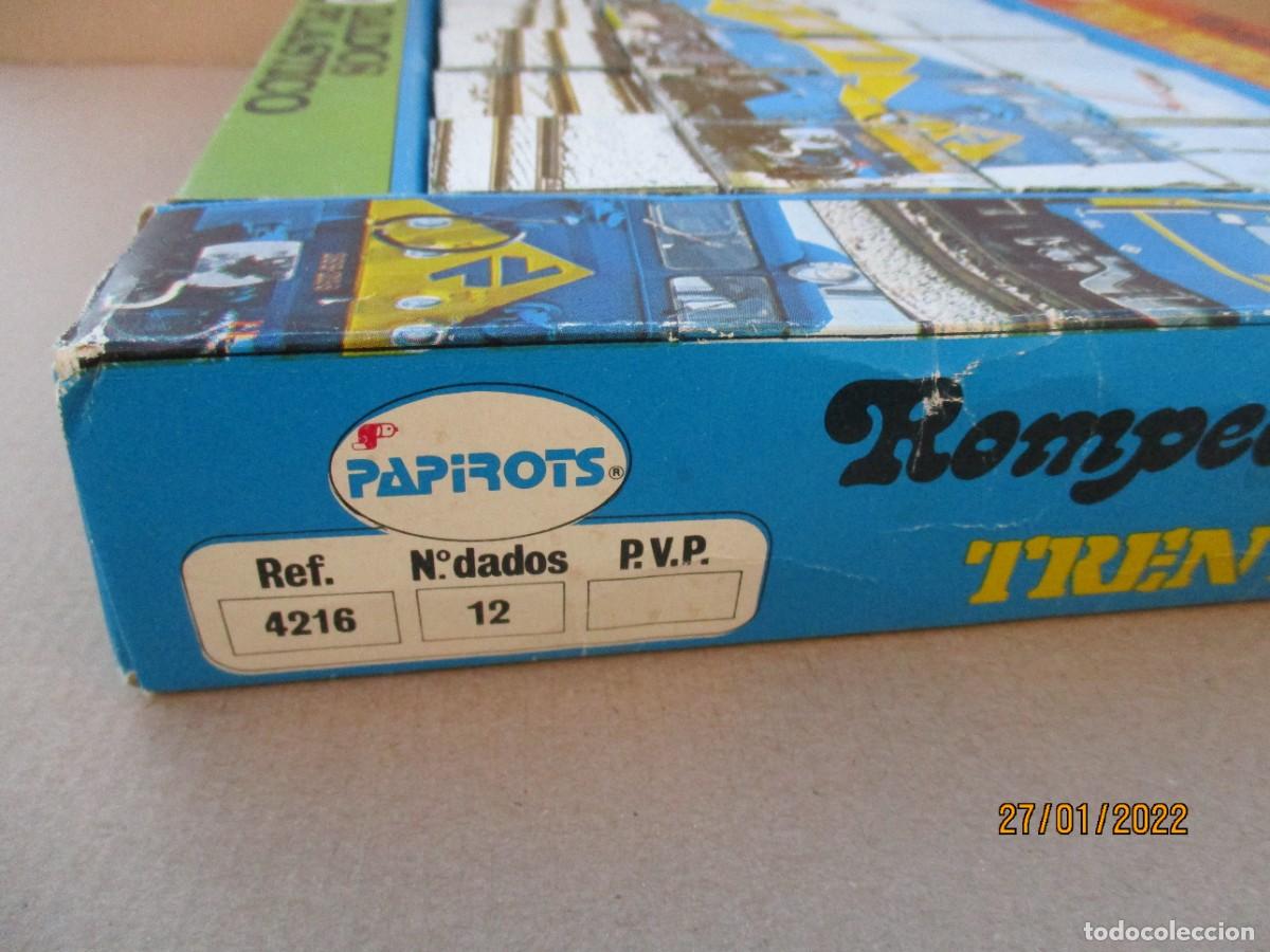Puzzles: Rompecabezas de trenes papirots a&ntilde;os 70 - Foto 3