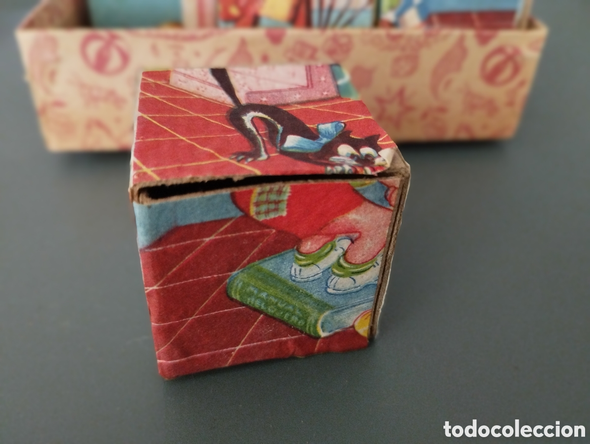 Puzzles: Antiguo puzzle cart&oacute;n 6 cubos - Foto 11