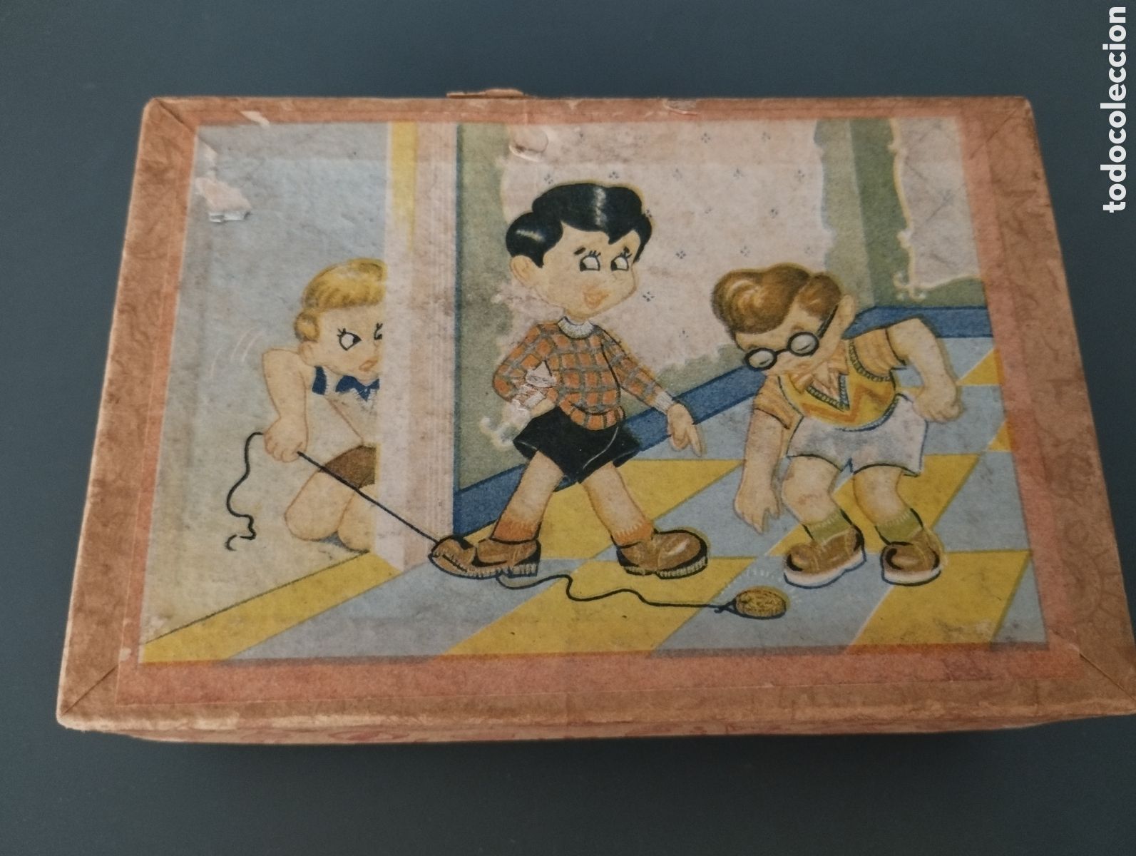 Puzzles: Antiguo puzzle cart&oacute;n 6 cubos - Foto 1