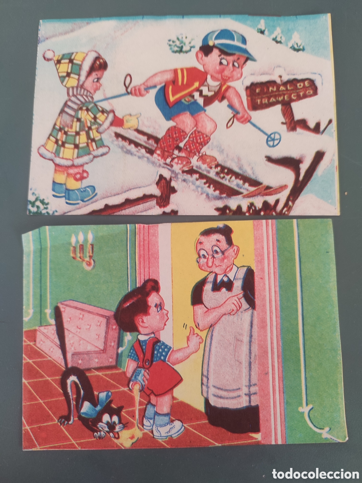 Puzzles: Antiguo puzzle cart&oacute;n 6 cubos - Foto 12