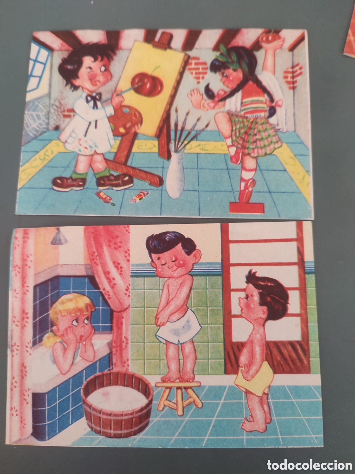 Puzzles: Antiguo puzzle cart&oacute;n 6 cubos - Foto 13