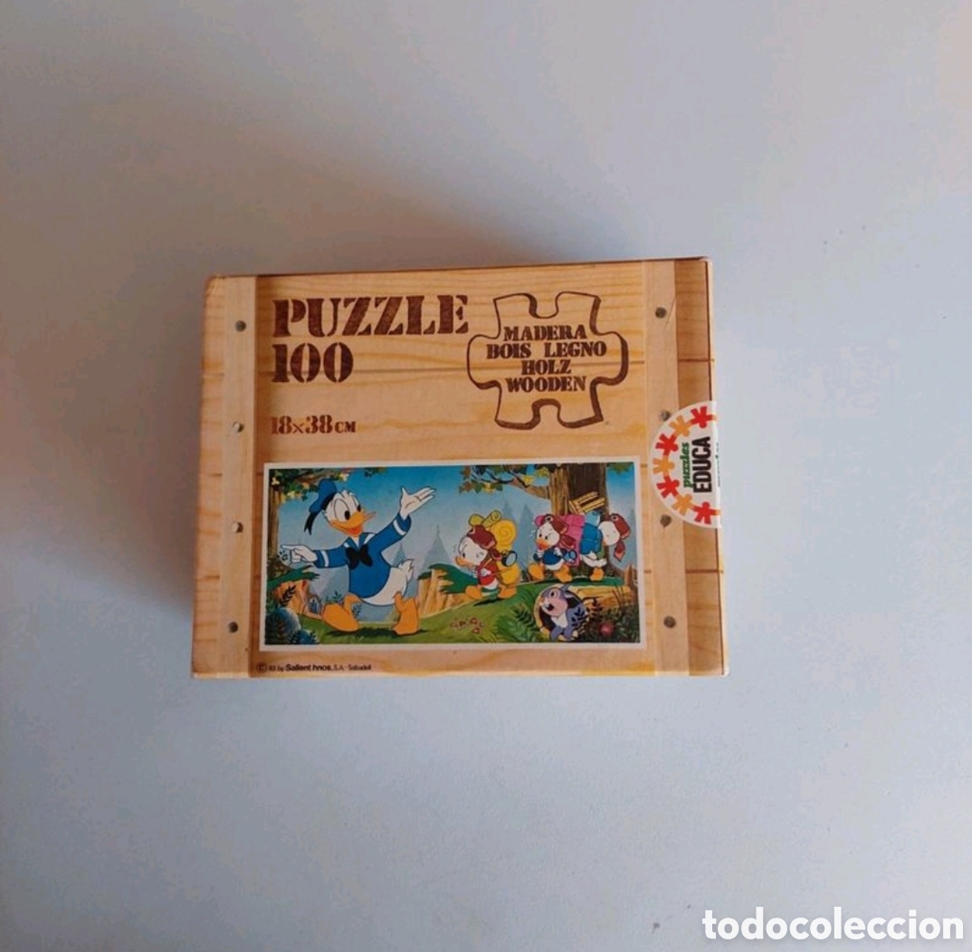 Puzzles: Puzzle 100 de madera. Puzzles Educa a&ntilde;os 80 - Foto 5