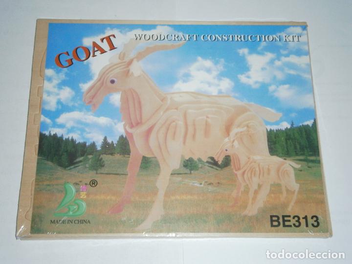 Puzzles: MAQUETA CONSTRUCCION DE MADERA - CABRA - NUEVA PRECINTADA - CG9 - Foto 1