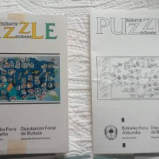 Puzzles: PUZZLE CARTAS BIZKAITIK BIZKAIRA DIP. FORAL PUZZLY CARDS, FOURNIER. L. GÁRATE T. OMAETXEBARRIA TEMP