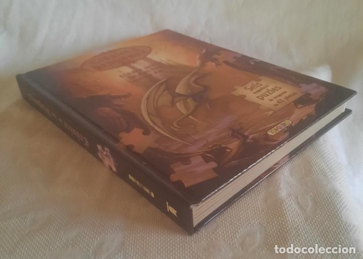 Puzzles: CR&Oacute;NICA DE LOS DRAGONES - LIBRO CON 6 PUZLES DE 63 PIEZAS. - Foto 2
