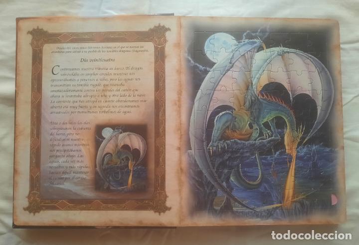 Puzzles: CR&Oacute;NICA DE LOS DRAGONES - LIBRO CON 6 PUZLES DE 63 PIEZAS. - Foto 4
