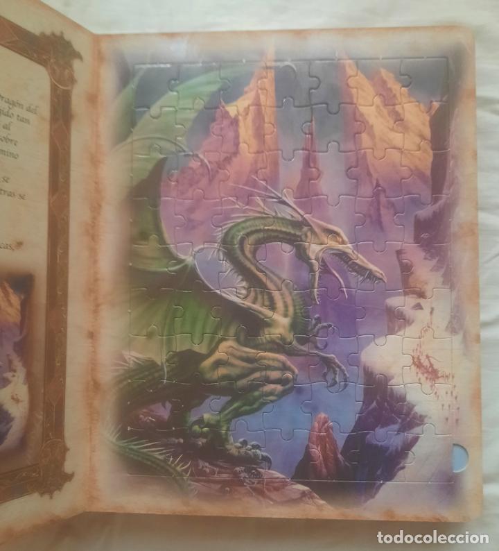 Puzzles: CR&Oacute;NICA DE LOS DRAGONES - LIBRO CON 6 PUZLES DE 63 PIEZAS. - Foto 7