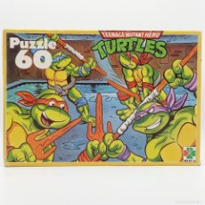 Puzzles: PUZZLE 60 PIEZAS TMNT TORTUGAS NINJA REF MARCA 02478 SELECTA 1990 COMPLETO