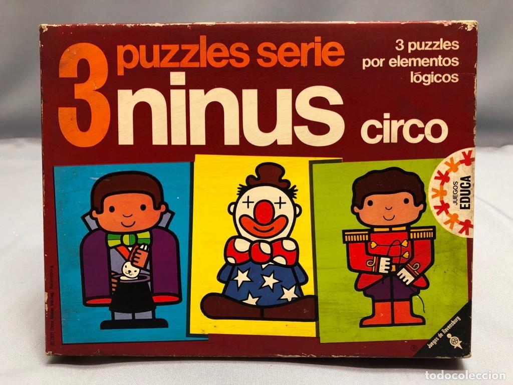 Puzzles: Puzzle serie 3 ninus circo de Juegos Educa - Foto 1