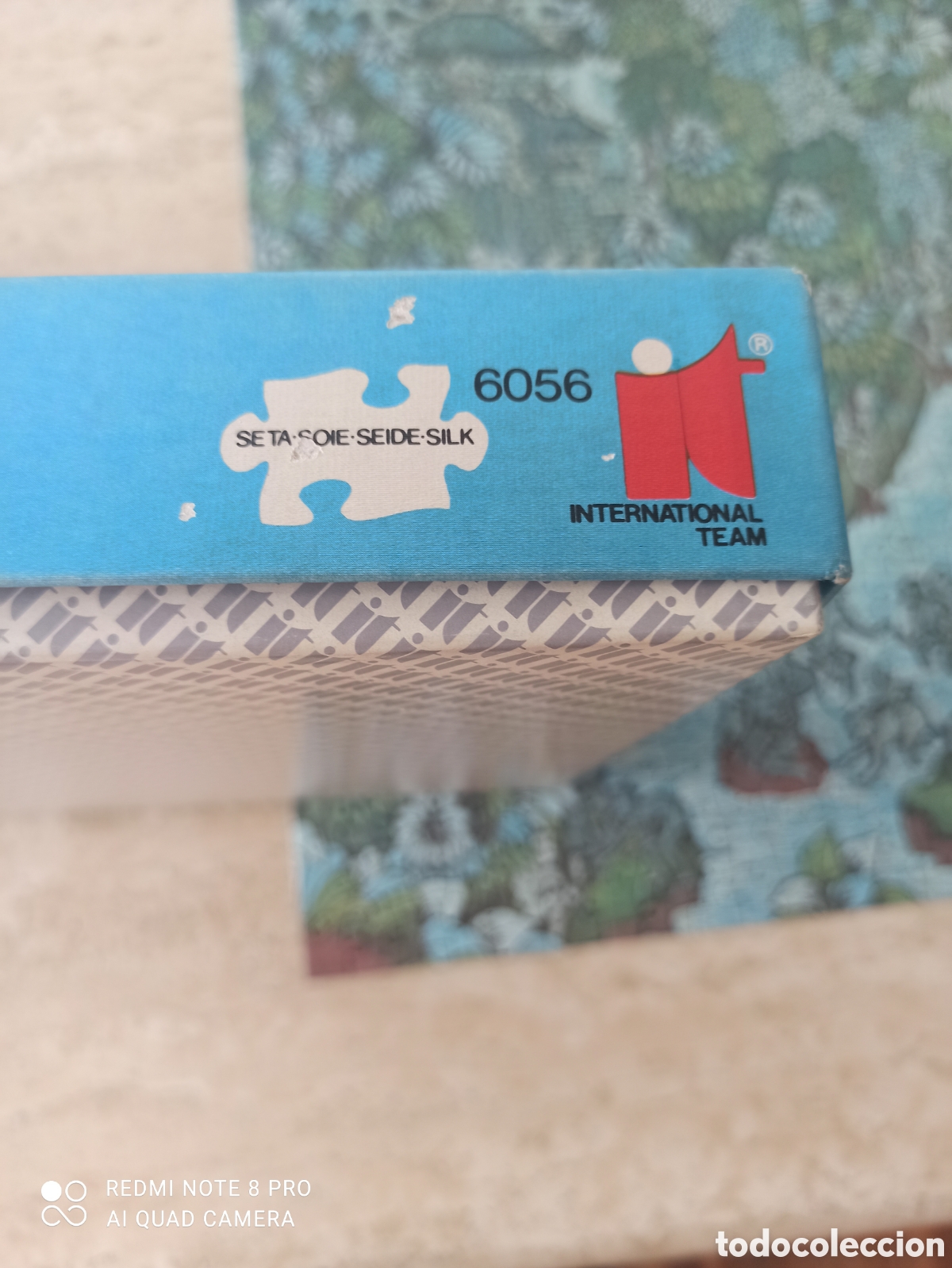 Puzzles: Puzzle antiguo, de seda. Impecable. Internacional Team - Foto 5