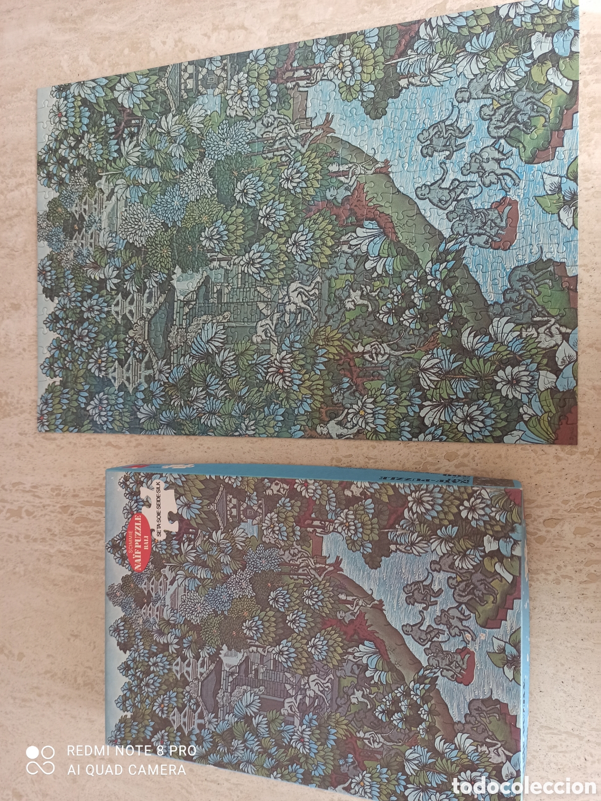 Puzzles: Puzzle antiguo, de seda. Impecable. Internacional Team - Foto 6