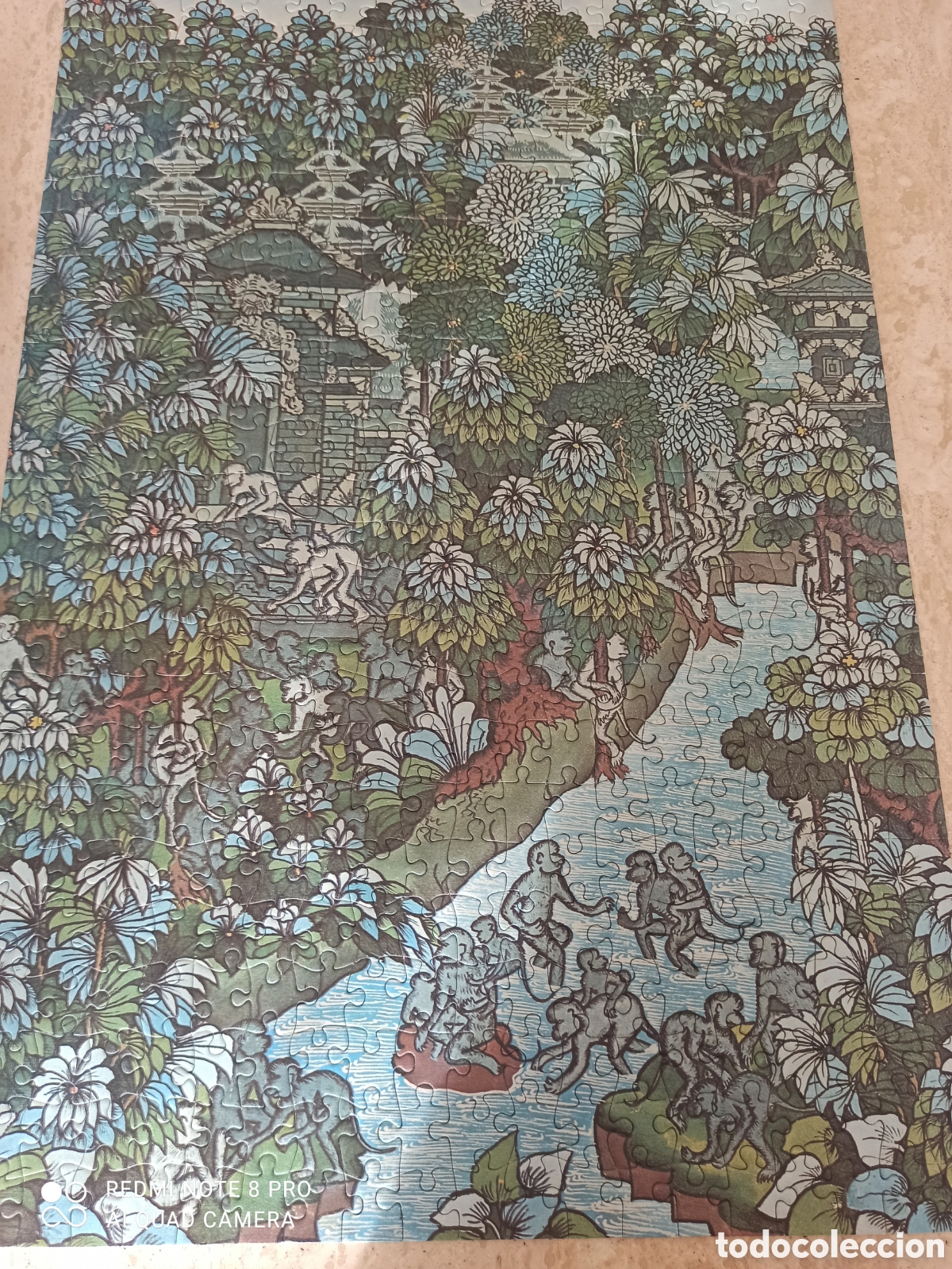 Puzzles: Puzzle antiguo, de seda. Impecable. Internacional Team - Foto 7