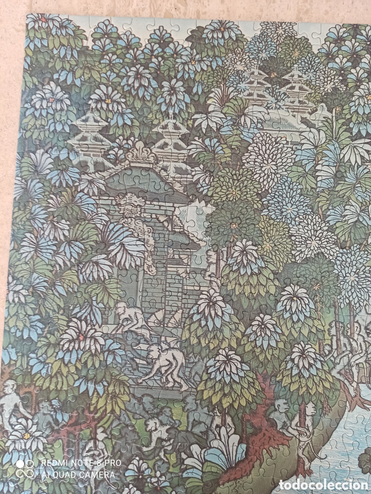 Puzzles: Puzzle antiguo, de seda. Impecable. Internacional Team - Foto 9
