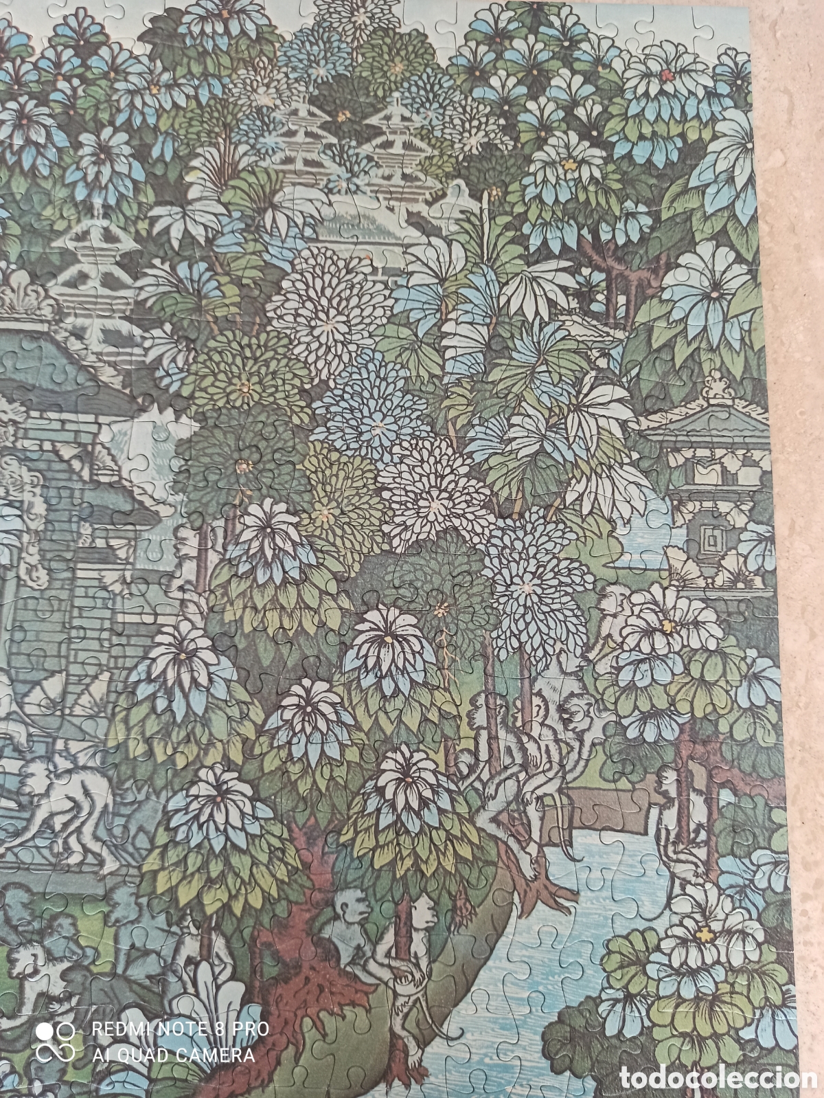 Puzzles: Puzzle antiguo, de seda. Impecable. Internacional Team - Foto 10
