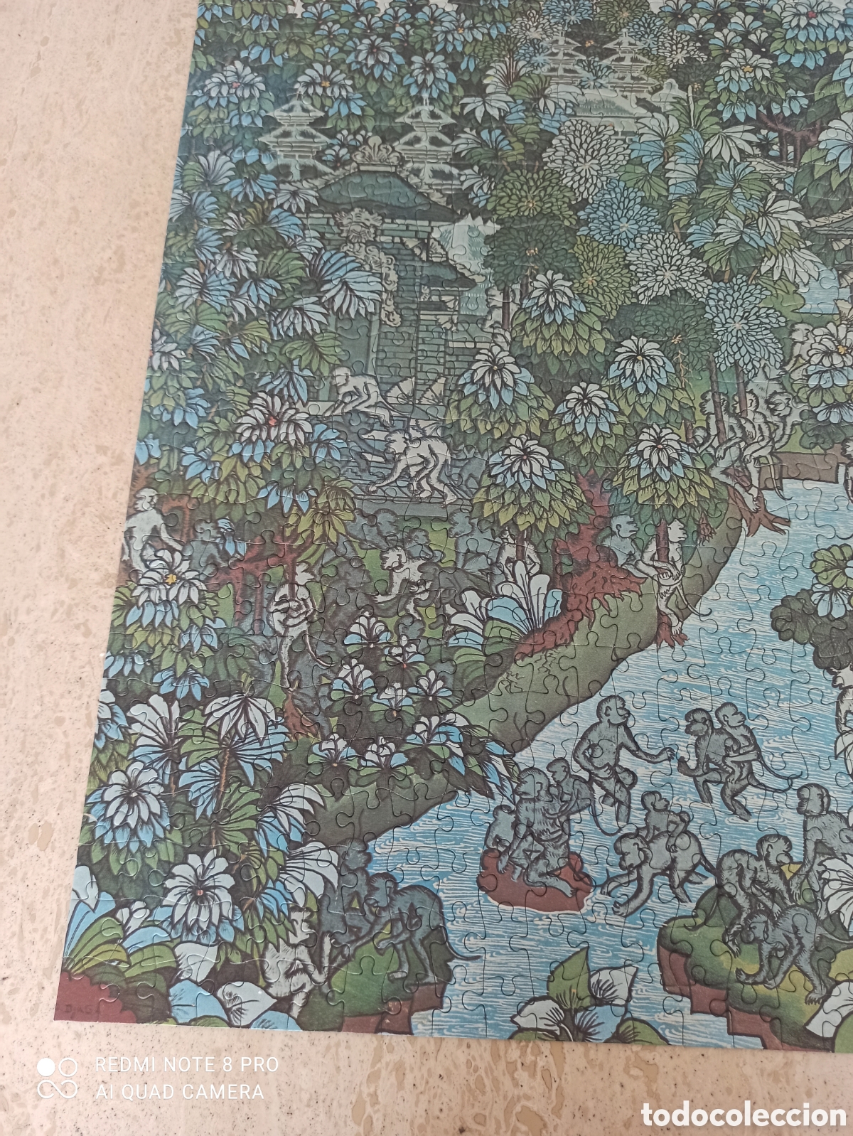 Puzzles: Puzzle antiguo, de seda. Impecable. Internacional Team - Foto 11