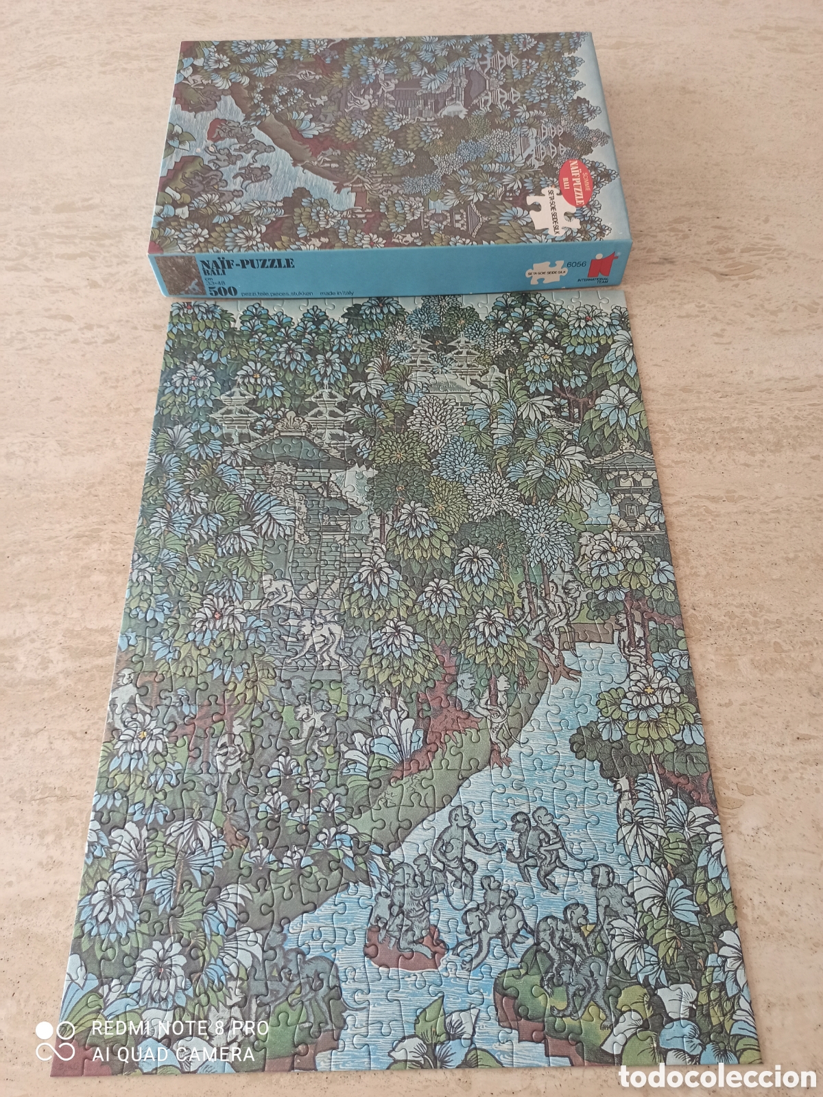 Puzzles: Puzzle antiguo, de seda. Impecable. Internacional Team - Foto 2