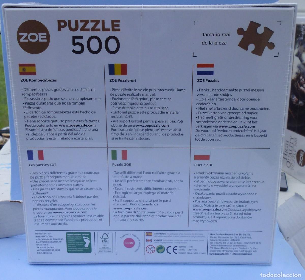 Puzzles: Puzzle de 500 piezas caja sin desprecintar - Foto 3