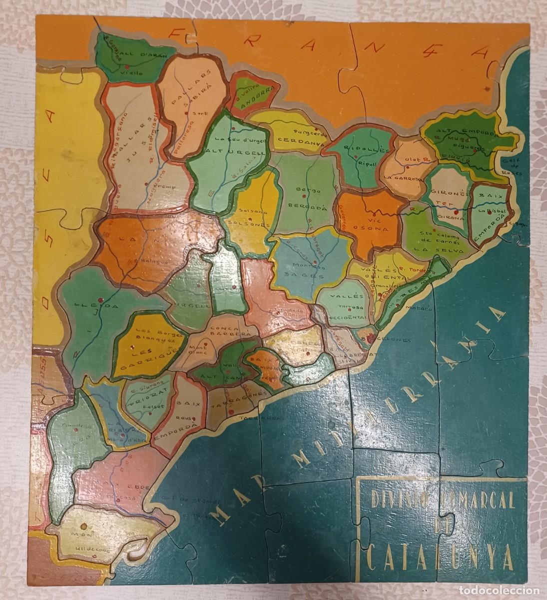 Puzzles: PUZZLE COMARCAL DE CATALUNYA DE FUSTA - Foto 1