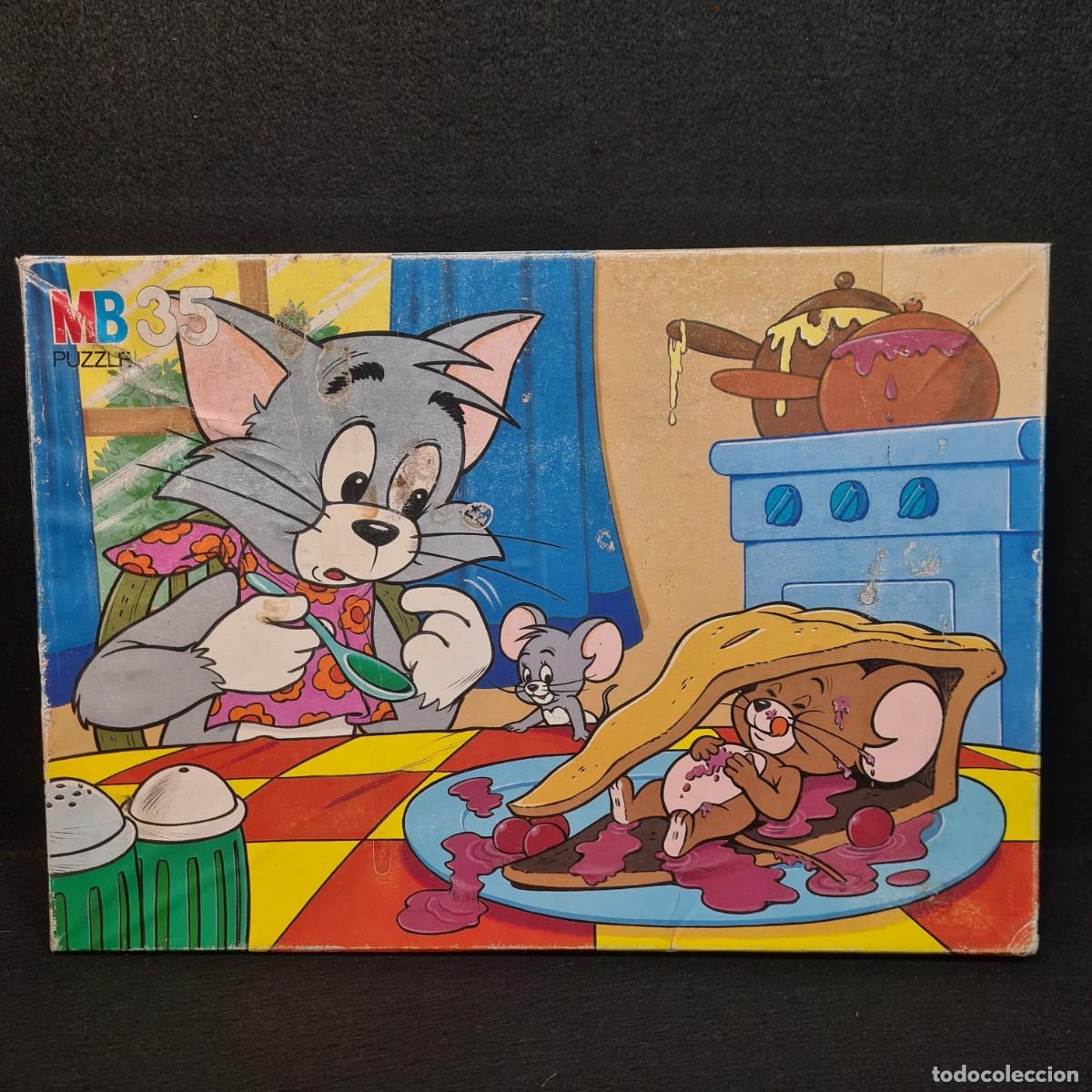 antiguo puzzle de 35 piezas - tom y jerry - mb - Compra venta en  todocoleccion