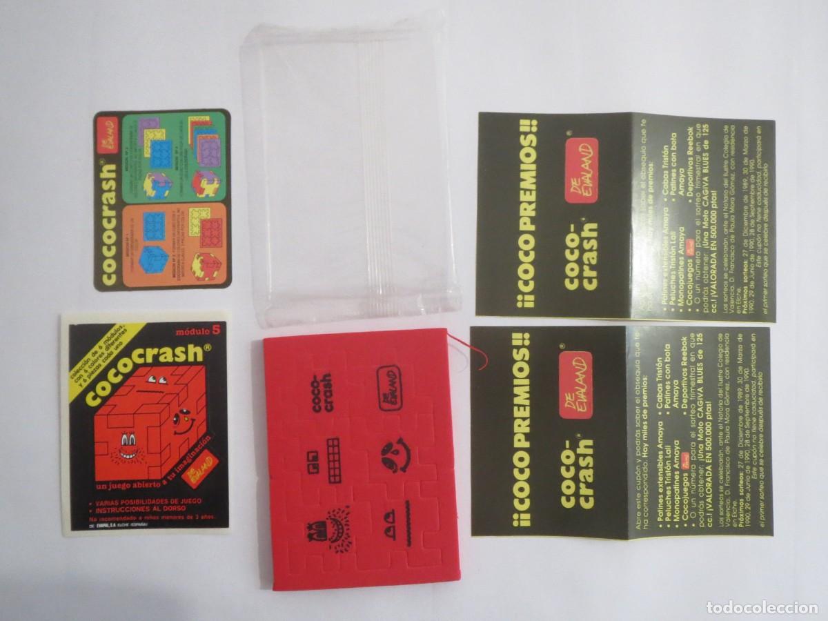 Puzzles: COCOCRASH MODULO 5 ROJO EVALAND 1989 NUEVO CON 2 PAPELETAS COCOPREMIOS E INSTRUCCIONES - Foto 3