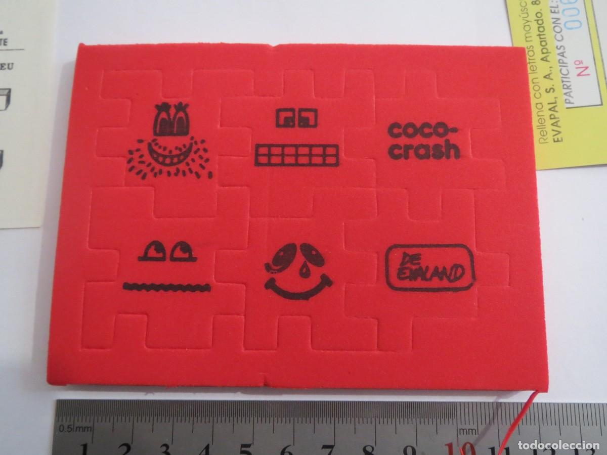 Puzzles: COCOCRASH MODULO 5 ROJO EVALAND 1989 NUEVO CON 2 PAPELETAS COCOPREMIOS E INSTRUCCIONES - Foto 5