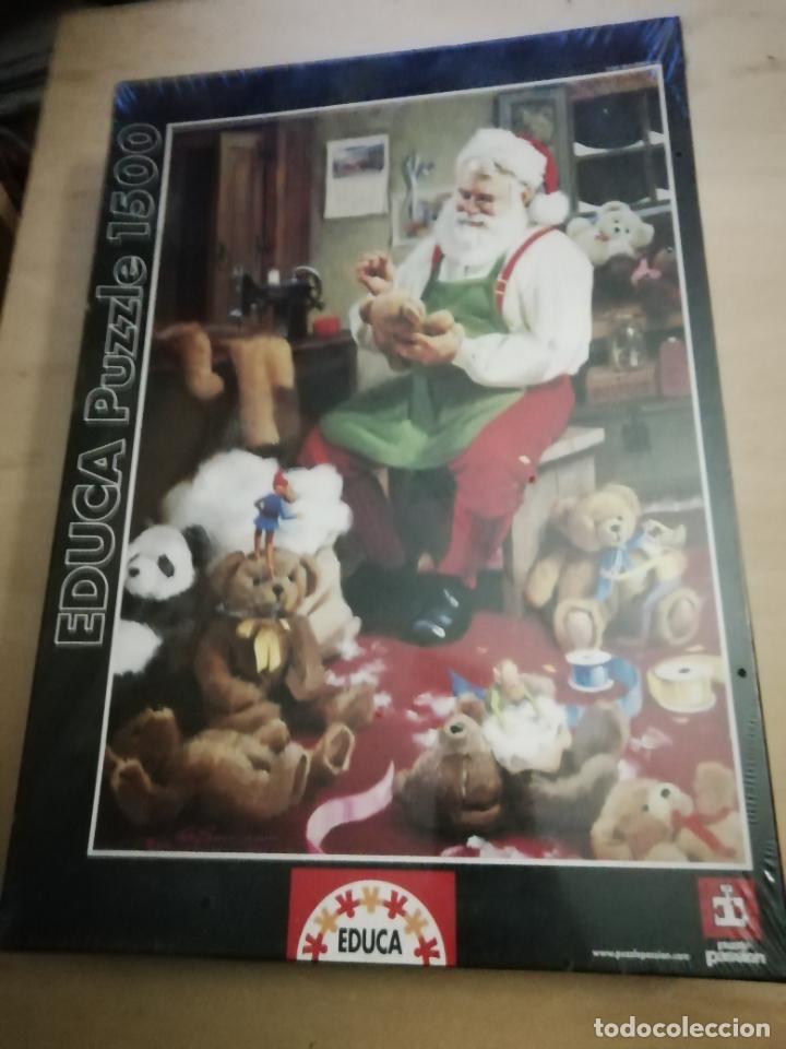 Puzzles: PUZZLE EDUCA 1500 PIEZAS NAVIDADES CON OSITOS - Foto 1