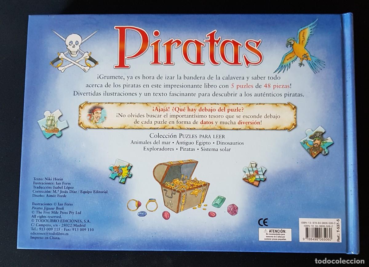 Puzzles: Libro Piratas Puzles para leer - Foto 3